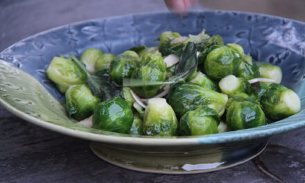 Brussels Sprouts with Sage and Garlic