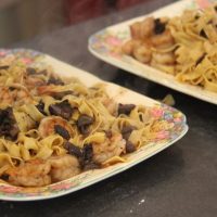 Italian Pasta with Shrimp and Dried Porcini Mushrooms