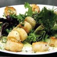 SWEET HERB SCALLOPS FROM TRAVELER’S ALEHOUSE, FAIRHAVEN MA