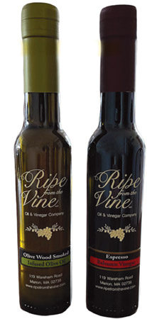 Ripe From the Vine: Olive Wood Smoked Olive Oil & Dark Espresso Balsamic Vinegar