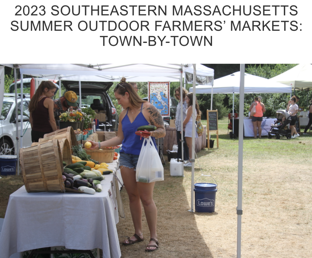 Shop at a local outdoor Farmers' Market