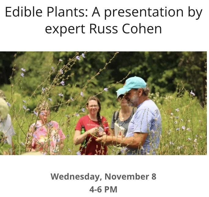 Edible plants - A Presentation at Holly Hill Farm with Russ Cohen, Cohasset
